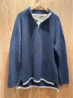 LOA Love Of Adventure RailRiders Pullover Sweater Blue Men's Large